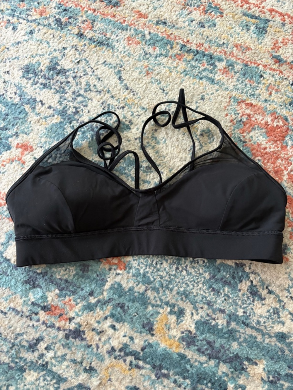 Lululemon Black Strappy Bralette/Sports Bra